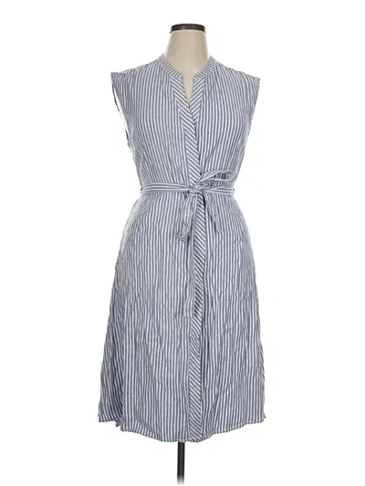 Pre-owned Tahari Casual Dress In Gray