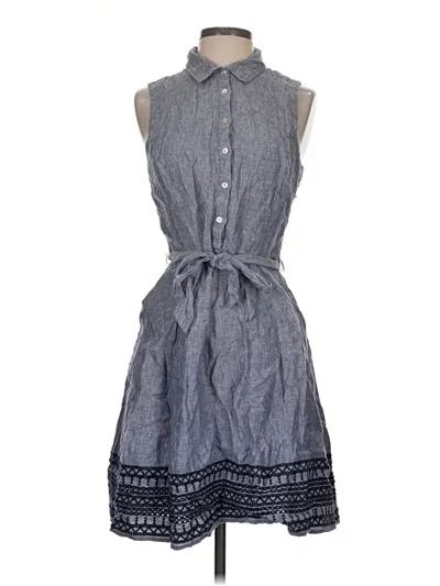 Pre-owned Tahari Casual Dress In Gray