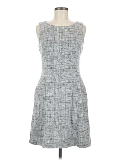 Pre-owned Tahari Casual Dress In Gray