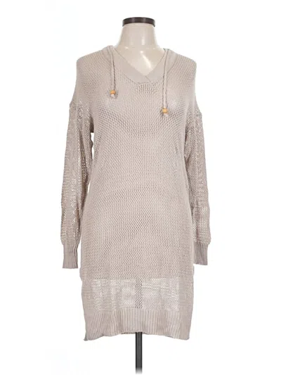 Pre-owned Tahari Casual Dress In Gray