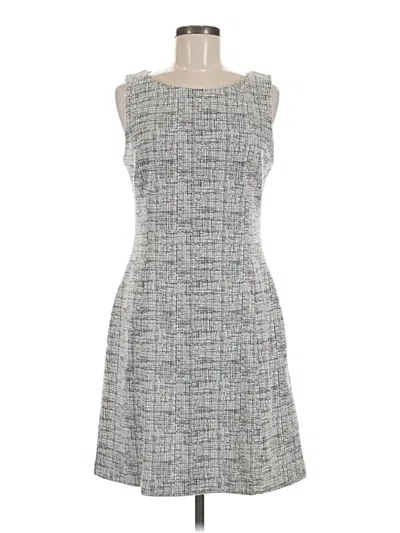 Pre-owned Tahari Casual Dress In Gray