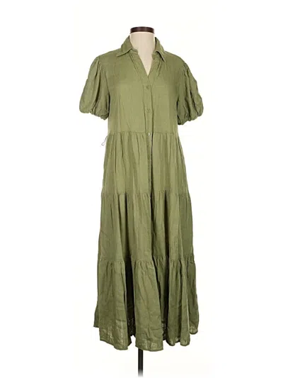 Pre-owned Tahari Casual Dress In Green