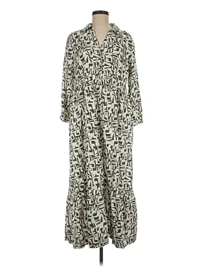 Pre-owned Tahari Casual Dress In Green
