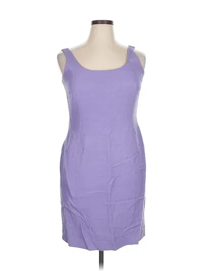 Pre-owned Tahari Casual Dress In Purple