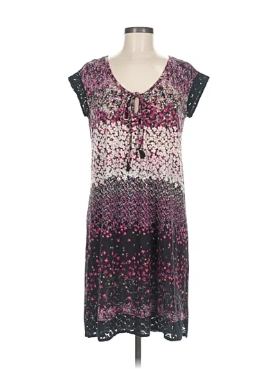 Pre-owned Tahari Casual Dress In Purple