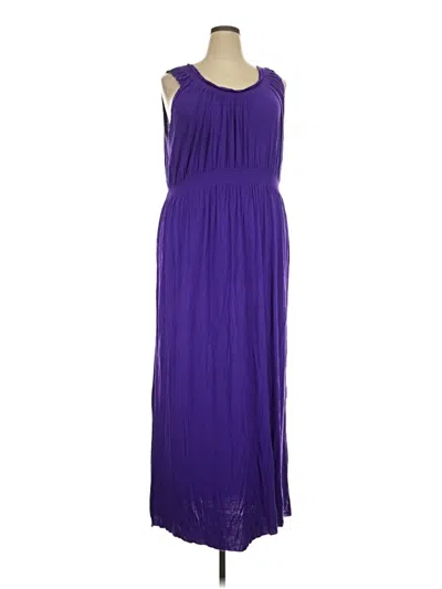 Pre-owned Tahari Casual Dress In Purple