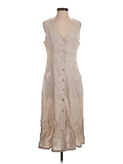 Pre-owned Tahari Casual Dress In Tan