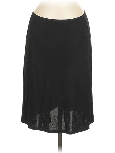Pre-owned Tahari Casual Skirt In Black
