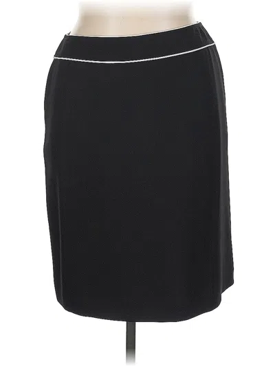Pre-owned Tahari Casual Skirt In Black