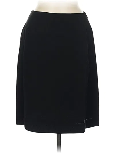 Pre-owned Tahari Casual Skirt In Black