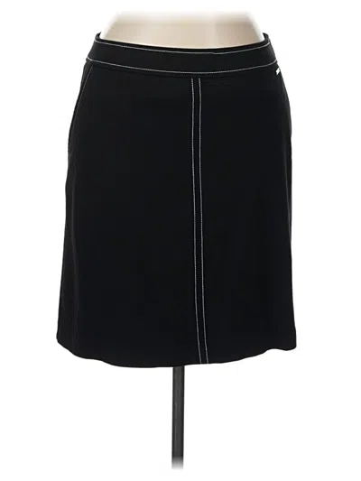Pre-owned Tahari Casual Skirt In Black
