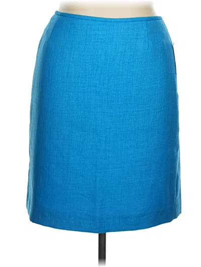 Pre-owned Tahari Casual Skirt In Blue