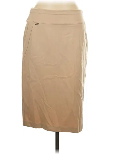 Pre-owned Tahari Casual Skirt In Brown