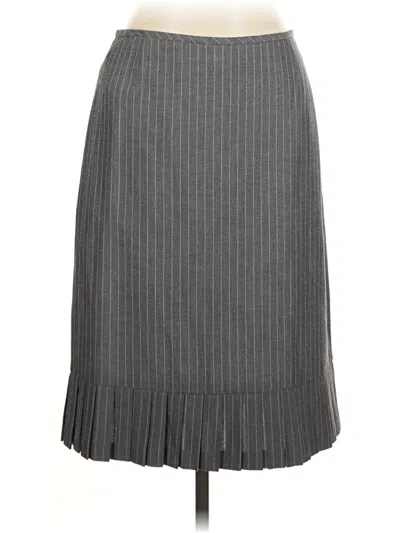 Pre-owned Tahari Casual Skirt In Gray