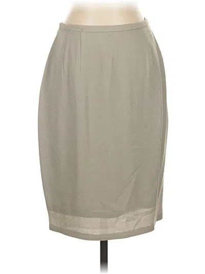 Pre-owned Tahari Casual Skirt In Gray