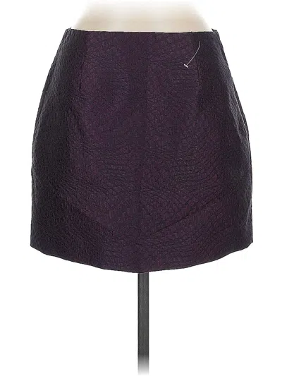 Pre-owned Tahari Casual Skirt In Purple
