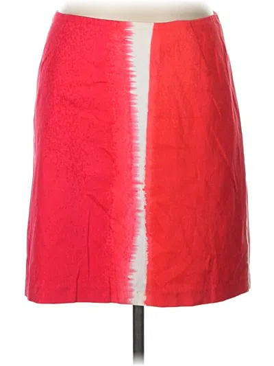 Pre-owned Tahari Casual Skirt In Red