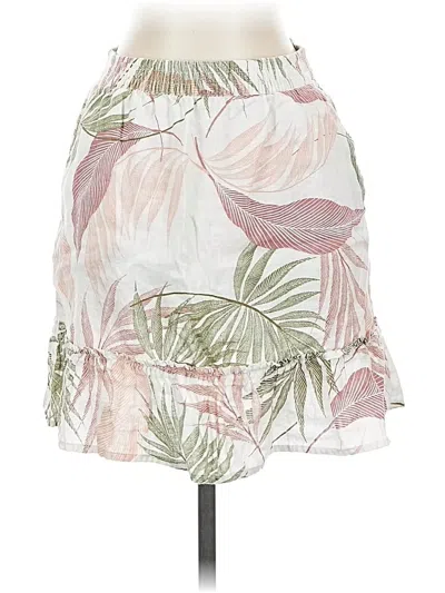 Pre-owned Tahari Casual Skirt In White