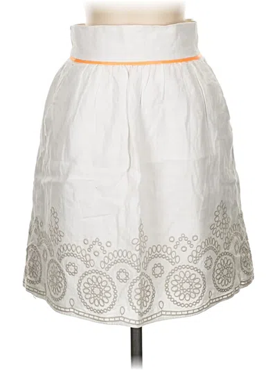 Pre-owned Tahari Casual Skirt In White