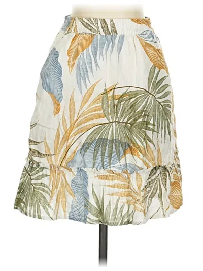 Pre-owned Tahari Casual Skirt In White