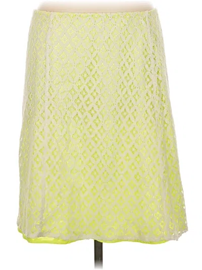 Pre-owned Tahari Casual Skirt In Yellow