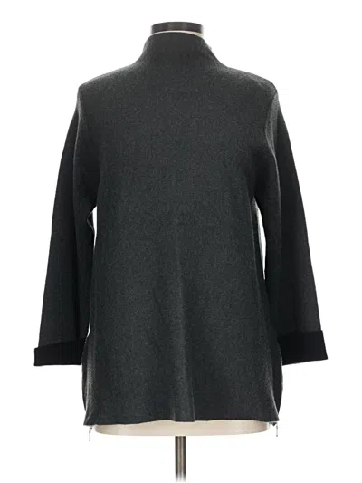 Pre-owned Tahari Coat In Gray