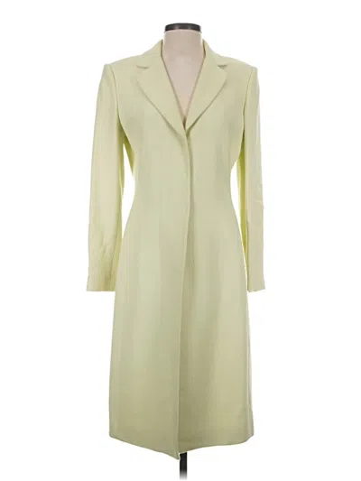 Pre-owned Tahari Coat In Green