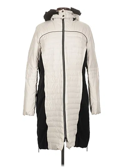 Pre-owned Tahari Coat In Ivory