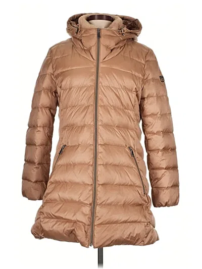 Pre-owned Tahari Coat In Tan