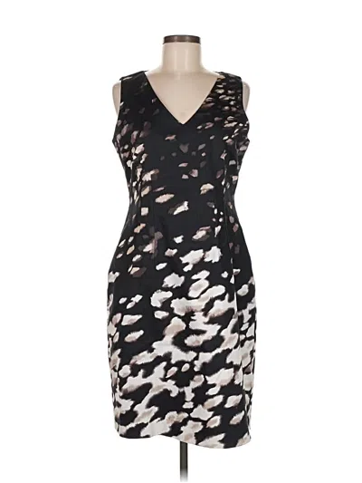 Pre-owned Tahari Cocktail Dress In Black