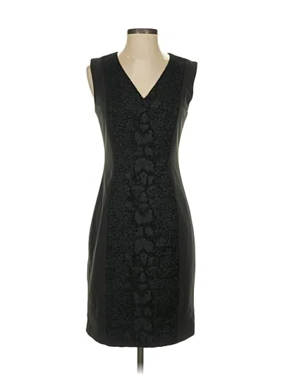 Pre-owned Tahari Cocktail Dress In Black