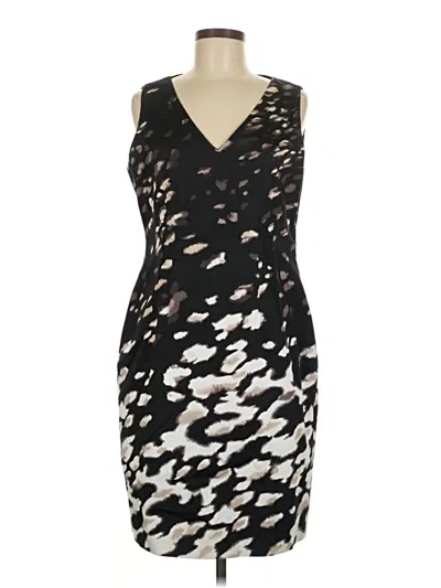 Pre-owned Tahari Cocktail Dress In Black
