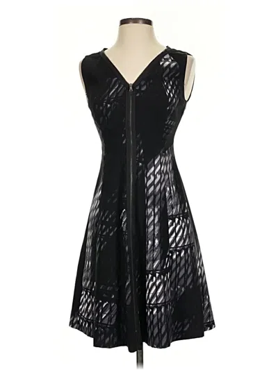 Pre-owned Tahari Cocktail Dress In Black