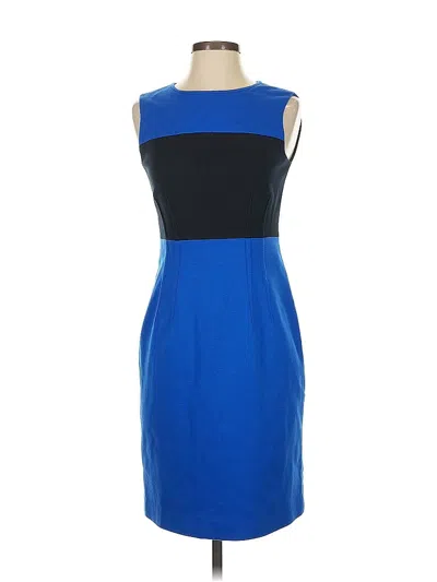 Pre-owned Tahari Cocktail Dress In Blue