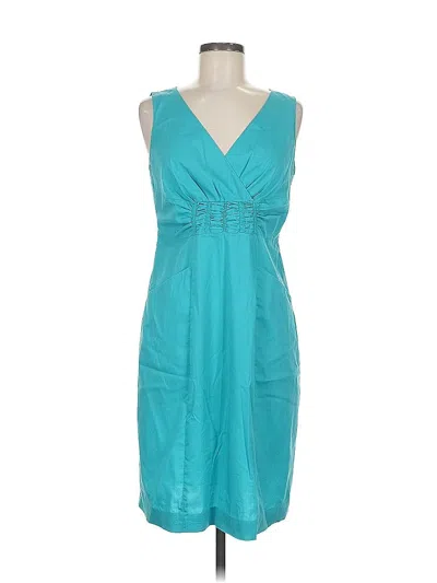 Pre-owned Tahari Cocktail Dress In Blue