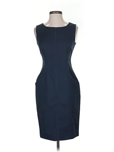 Pre-owned Tahari Cocktail Dress In Blue