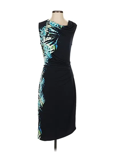 Pre-owned Tahari Cocktail Dress In Blue
