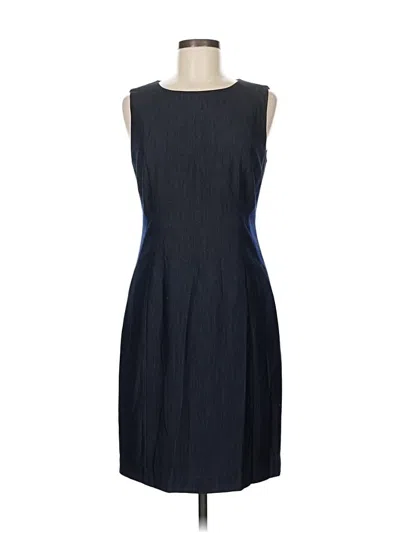 Pre-owned Tahari Cocktail Dress In Blue