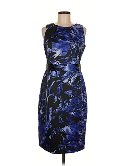 Pre-owned Tahari Cocktail Dress In Blue