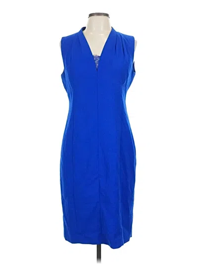 Pre-owned Tahari Cocktail Dress In Blue
