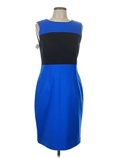 Pre-owned Tahari Cocktail Dress In Blue