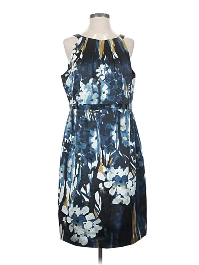 Pre-owned Tahari Cocktail Dress In Blue