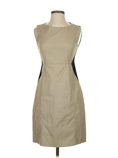 Pre-owned Tahari Cocktail Dress In Brown