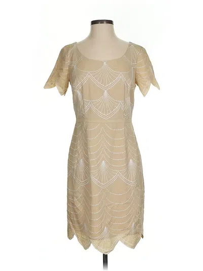 Pre-owned Tahari Cocktail Dress In Brown