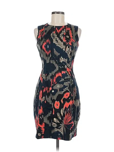 Pre-owned Tahari Cocktail Dress In Brown