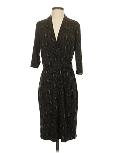 Pre-owned Tahari Cocktail Dress In Brown