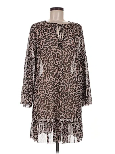 Pre-owned Tahari Cocktail Dress In Brown