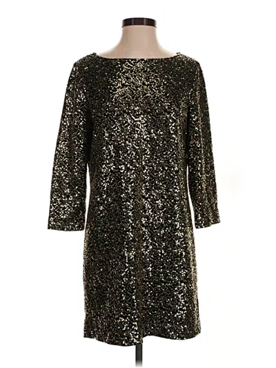 Pre-owned Tahari Cocktail Dress In Gold