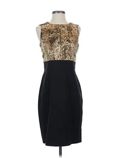 Pre-owned Tahari Cocktail Dress In Gold