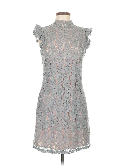Pre-owned Tahari Cocktail Dress In Gray
